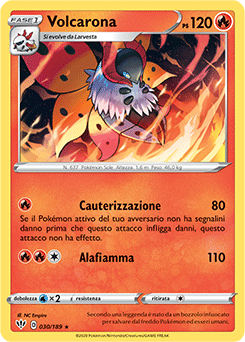 Volcarona 030/189 Reverse NM (ITA)