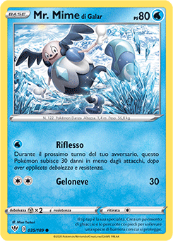 Mr. Mime di Galar 035/189 NM (ITA)