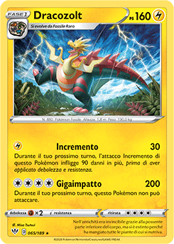 Dracozolt 065/189 Reverse NM (ITA)