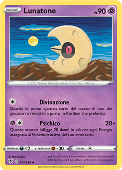 Lunatone 072/189 NM (ITA)