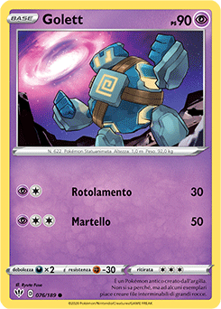 Golett 076/189 Reverse NM (ITA)