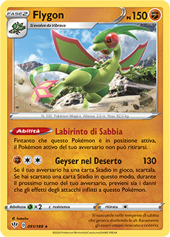 Flygon 091/189 Reverse NM (ITA)