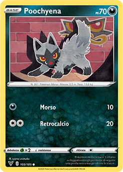 Poochyena 103/185 Reverse NM (ITA)