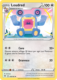 Loudred 136/185 NM (ITA)