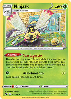Ninjask 014/185 Reverse NM (ITA)