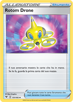 Rotom Drone 151/185 Reverse NM (ITA)