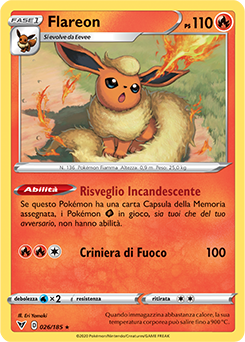 Flareon 026/185 Reverse NM (ITA)