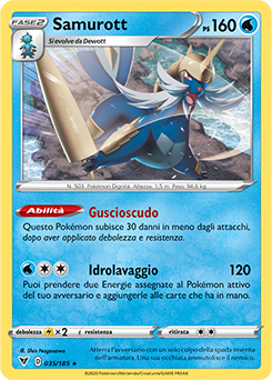 Samurott 035/185 NM (ITA)