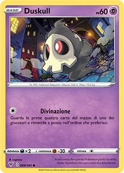 Duskull 069/185 Reverse NM (ITA)