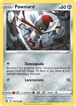 Pawniard 103/163 Reverse NM (ITA)