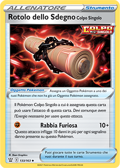 Rotolo dello Sdegno Colpo Singolo 133/163 NM (ITA)