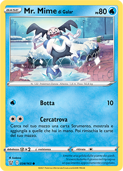 Mr. Mime di Galar 034/163 Reverse NM (ITA)