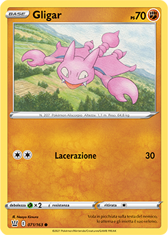 Gligar 071/163 Reverse NM (ITA)
