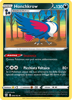 Honchkrow 094/163 NM (ITA)
