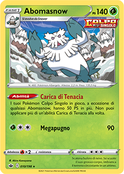 Abomasnow 010/198 Reverse NM (ITA)