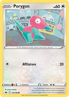 Porygon 116/198 Reverse NM (ITA)
