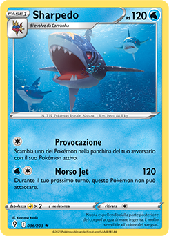 Sharpedo 036/203 Reverse NM (ITA)