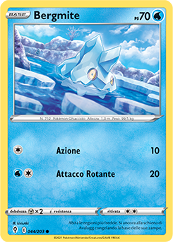 Bergmite 044/203 Reverse NM (ITA)