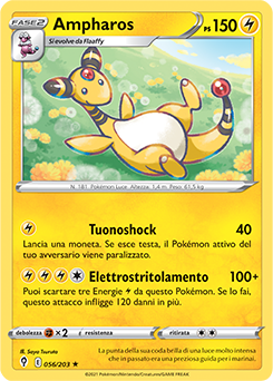 Ampharos 056/203 Reverse NM (ITA)
