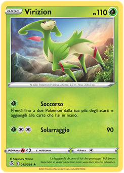 Virizion 015/264 Reverse NM (ITA)