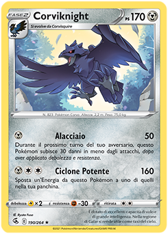 Corviknight 190/264 Reverse NM (ITA)