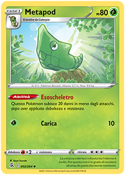 Metapod 002/264 Reverse NM (ITA)