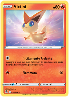 Victini 036/264 Reverse NM (ITA)