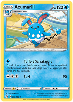 Azumarill 059/264 Reverse NM (ITA)