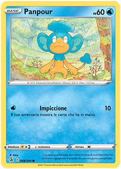 Panpour 068/264 Reverse NM (ITA)