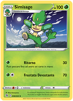 Simisage 008/264 Reverse NM (ITA)