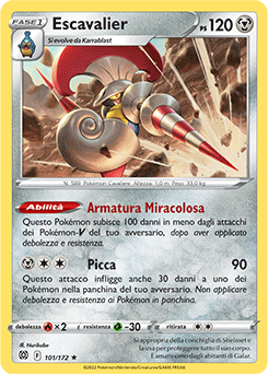 Escavalier 101/172 Reverse NM (ITA)