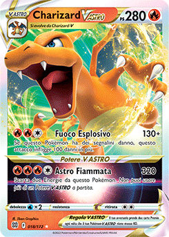 Charizard-V ASTRO 018/172 NM (ITA)