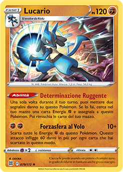 Lucario 079/172 Holo NM (ITA)