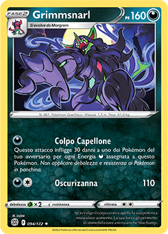 Grimmsnarl 094/172 Reverse NM (ITA)