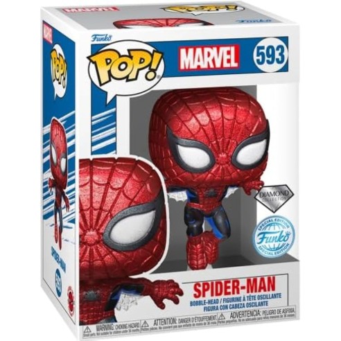 Marvel 80th Anniversary POP! Vinyl Figure Spider-Man Diamond 593