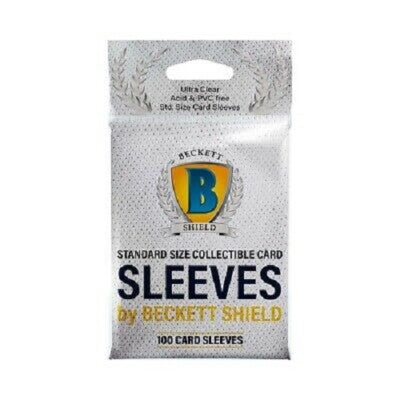 100 Beckett Shield Standard Size Sleeves