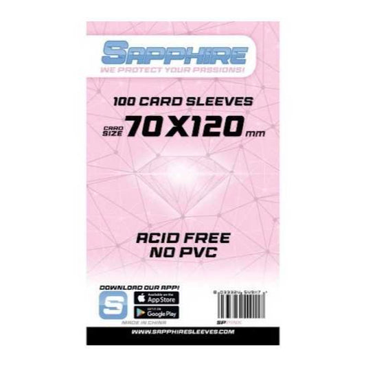 100 Sapphire Sleeves Pack Sealed