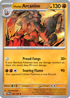 Arcanine di Hisui 100/226 Reverse NM (ITA)