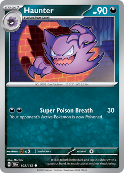Haunter 103/218 Reverse NM (ITA)
