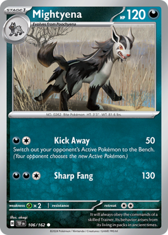 Mightyena 106/218 Reverse NM (ITA)