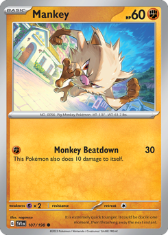 Mankey 107/198 NM (ITA)
