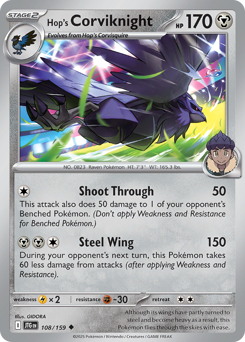 Corviknight di Hop 108/190 Reverse NM (ITA)