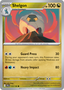 Shelgon 113/190 Reverse NM (ITA)