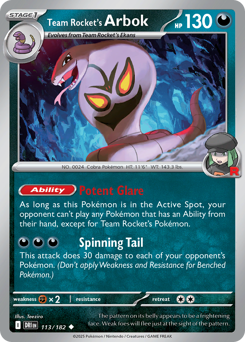 Arbok del Team Rocket 113/244 Reverse NM (ITA)