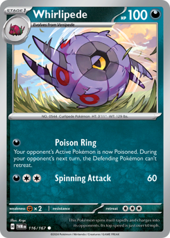Whirlipede 116/226 Reverse NM (ITA)