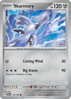 Skarmory 119/226 Reverse NM (ITA)