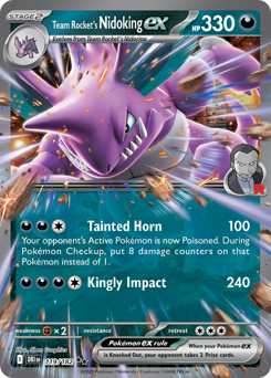 Nidoking-ex del Team Rocket 119/244 Reverse NM (ITA)