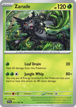Zarude 011/252 NM (ITA)