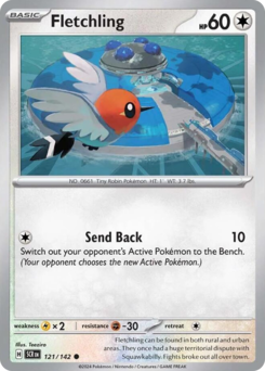 Fletchling 121/175 Reverse NM (ITA)