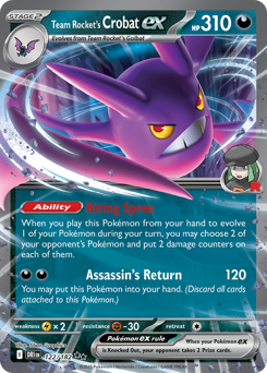 Crobat-ex del Team Rocket 122/244 NM (ITA)